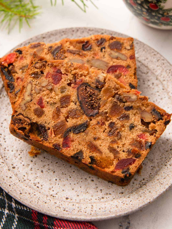 fruit cake slice by bakers hub
