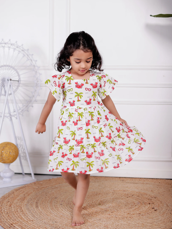 kids cotton frock by khan readymade